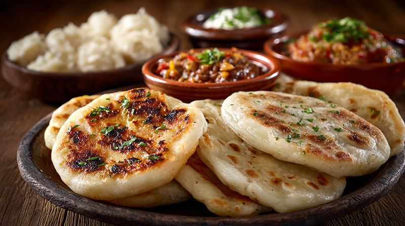 Pupusas in Different Diets